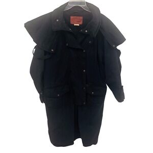 Outback Trading Co Black Duster Coat Western Cowboy Bush XL Vintage Grunge Goth
